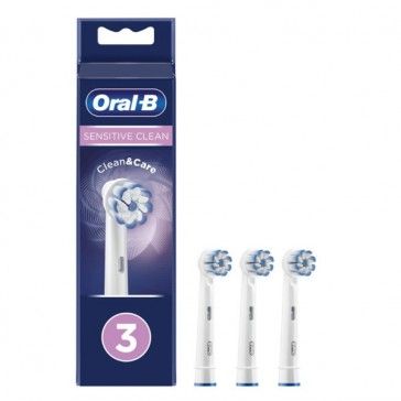 Recambio Cepillo De Dientes Elctrico Oral B Sensitive Clean (X3 Unidades)