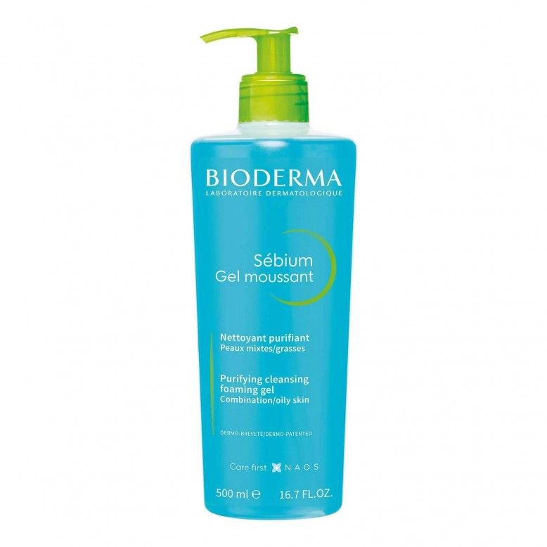 Bioderma Sbium Gel Nettoyant Moussant 500 ml