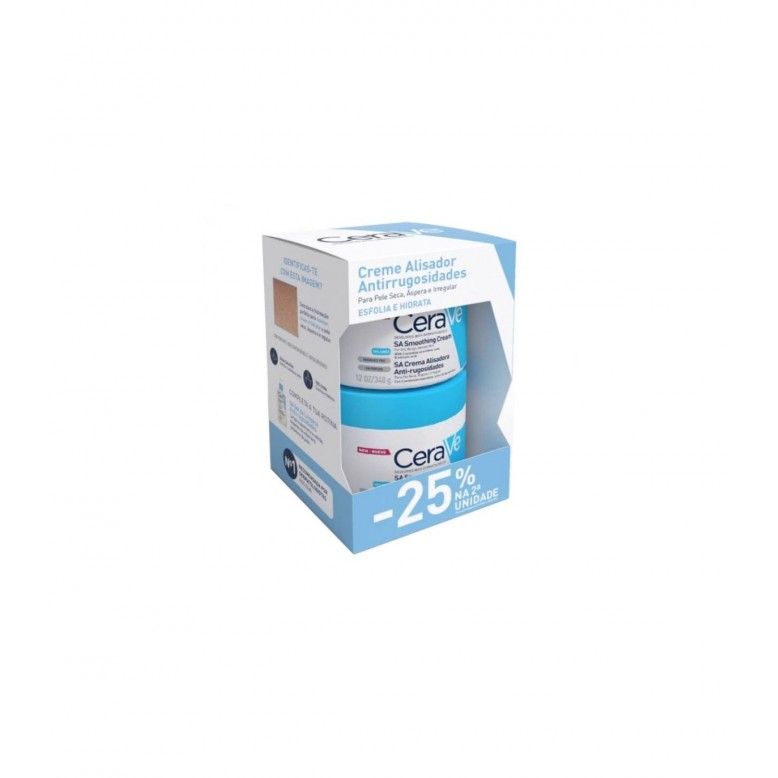 Cerave SA Creme Alisador Anti-Rugosidades 2x340ml