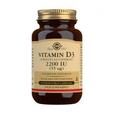 Solgar Vitamina D3 2200ui 55mcg 50 veg. caps.