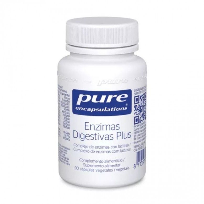 Pure Encapsulations Digestive Enzimas Plus 90 Caps.