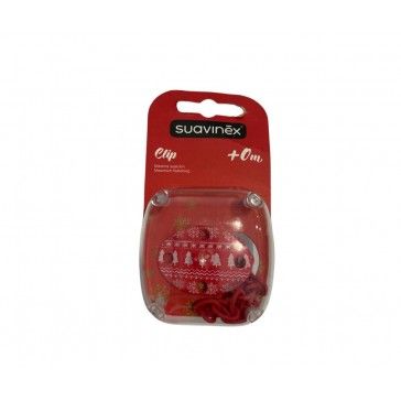 SUAVINEX FITA CLIP OVAL WINTER VERMELHA