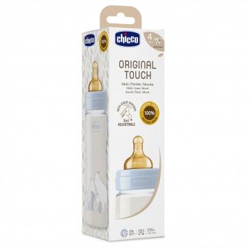 Chicco Original Touch Bouteille 4m+ 330ml Bleu